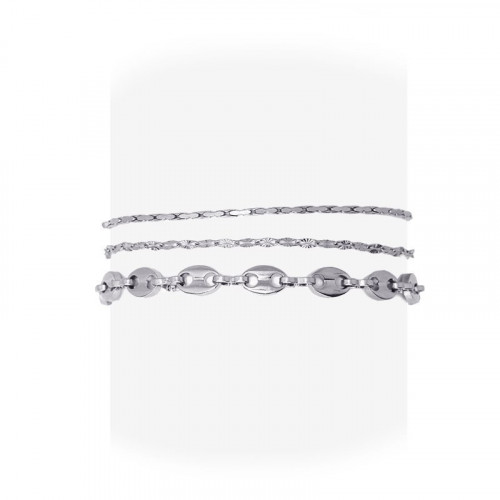 Anartxy Pulsera Multicadenas Acero