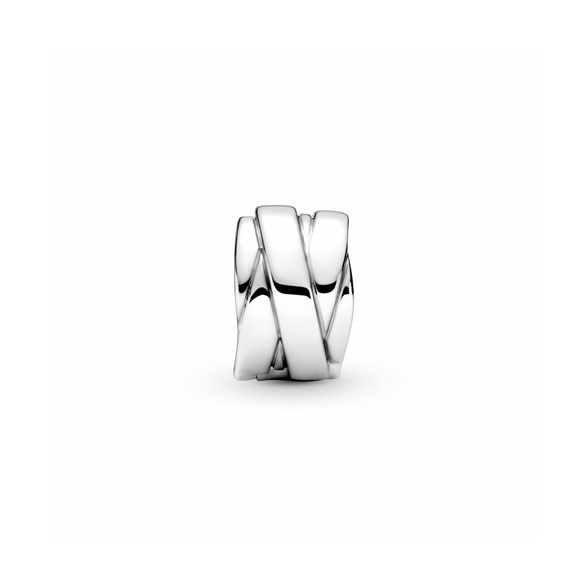 Pandora Clip Ribbon Plata