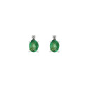 Itemporality Pendientes Esmeralda Diamantes 0.60cts