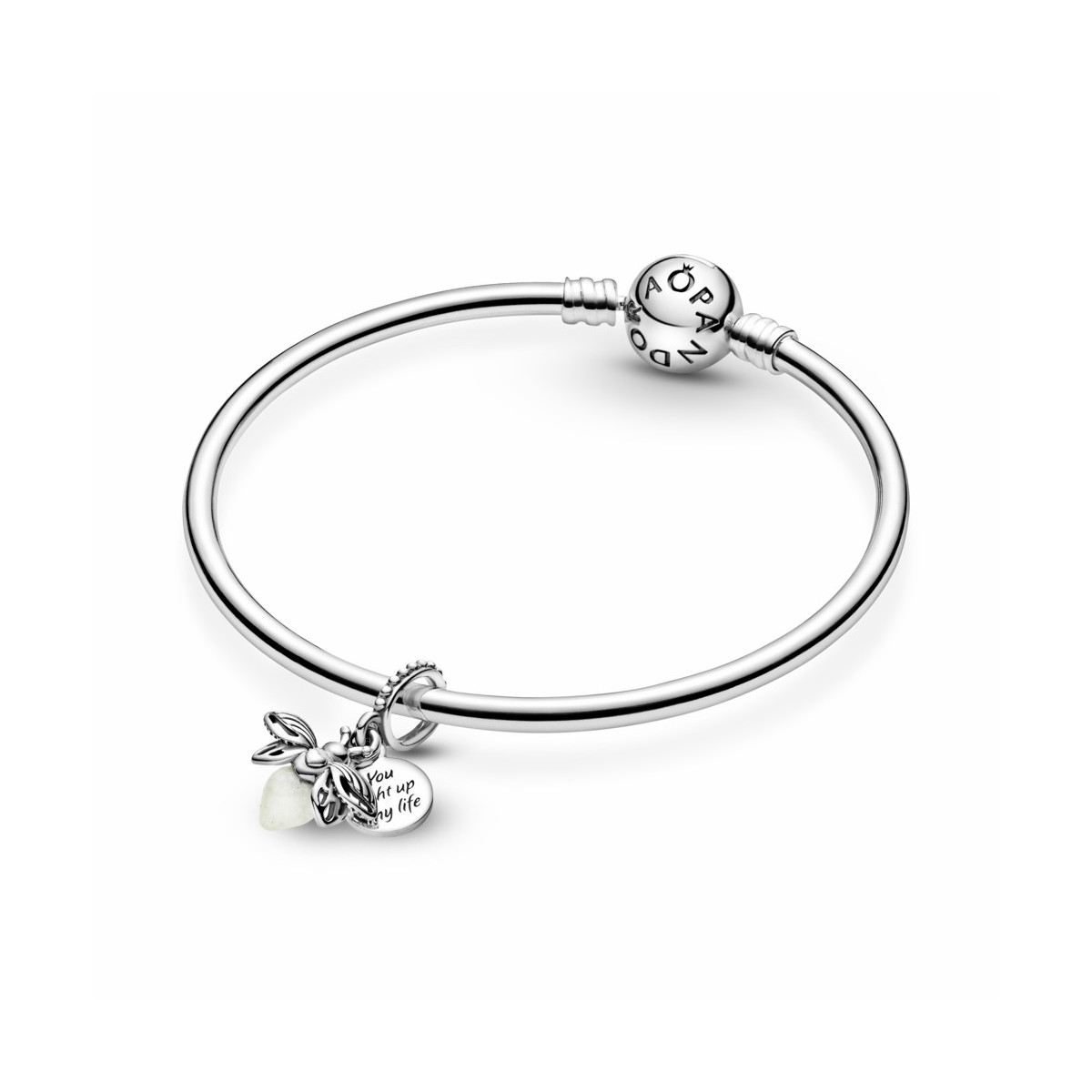 Pandora Charm Colgante en plata de ley Luciérnaga Brillante