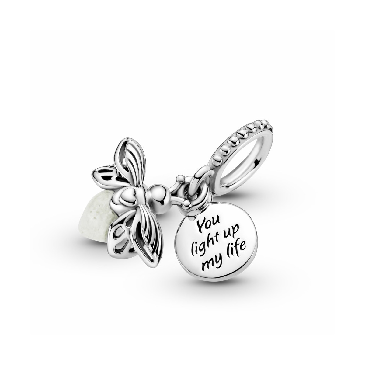 Pandora Charm Colgante en plata de ley Luciérnaga Brillante