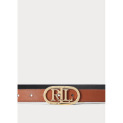 Cinturón reversible de piel con logotipo - RALPH LAUREN