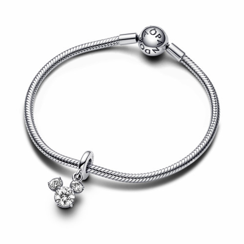 Pandora Charm Mickey silueta Brillante