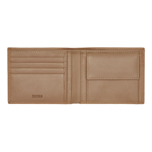 Billetero monedero Classic Granito Camel