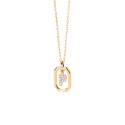 PdPaola Collar Mini Letter P Gold