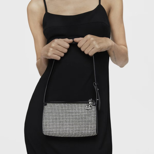 Bolso de hombro plata Party