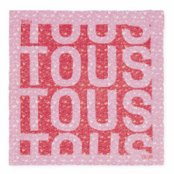 Pañuelo de modal rosa Kaos Mini Evolution - TOUS