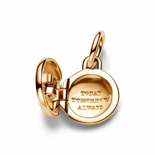 Charm Colgante Medalla Grabable que se abre