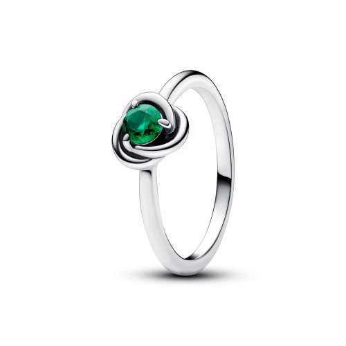 Pandora Anillo Círculo Eternity Verde