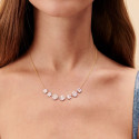 Collar Corto Blossom Plata Agatha Paris