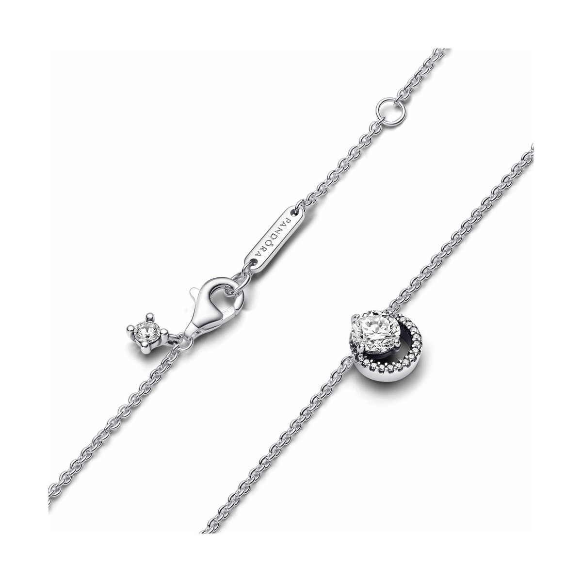 Collar Halo Redondo Brillante