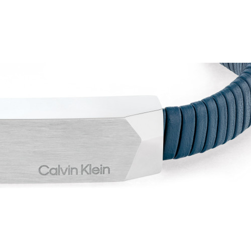 Pulsera trenzada azul CALVIN KLEIN