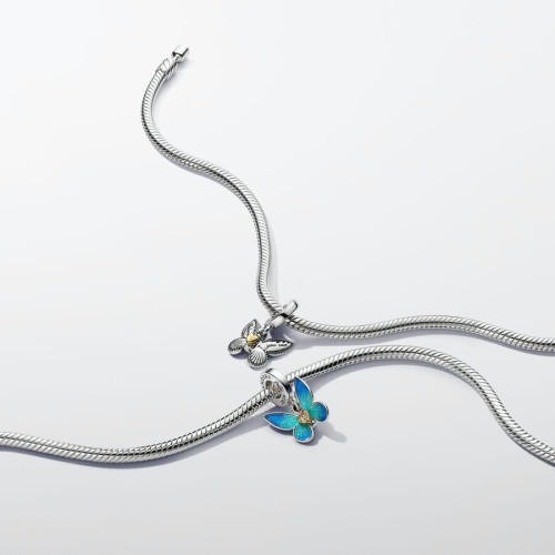 Pulsera de cadena de serpiente con cierre deslizante magnético fácil de cerrar