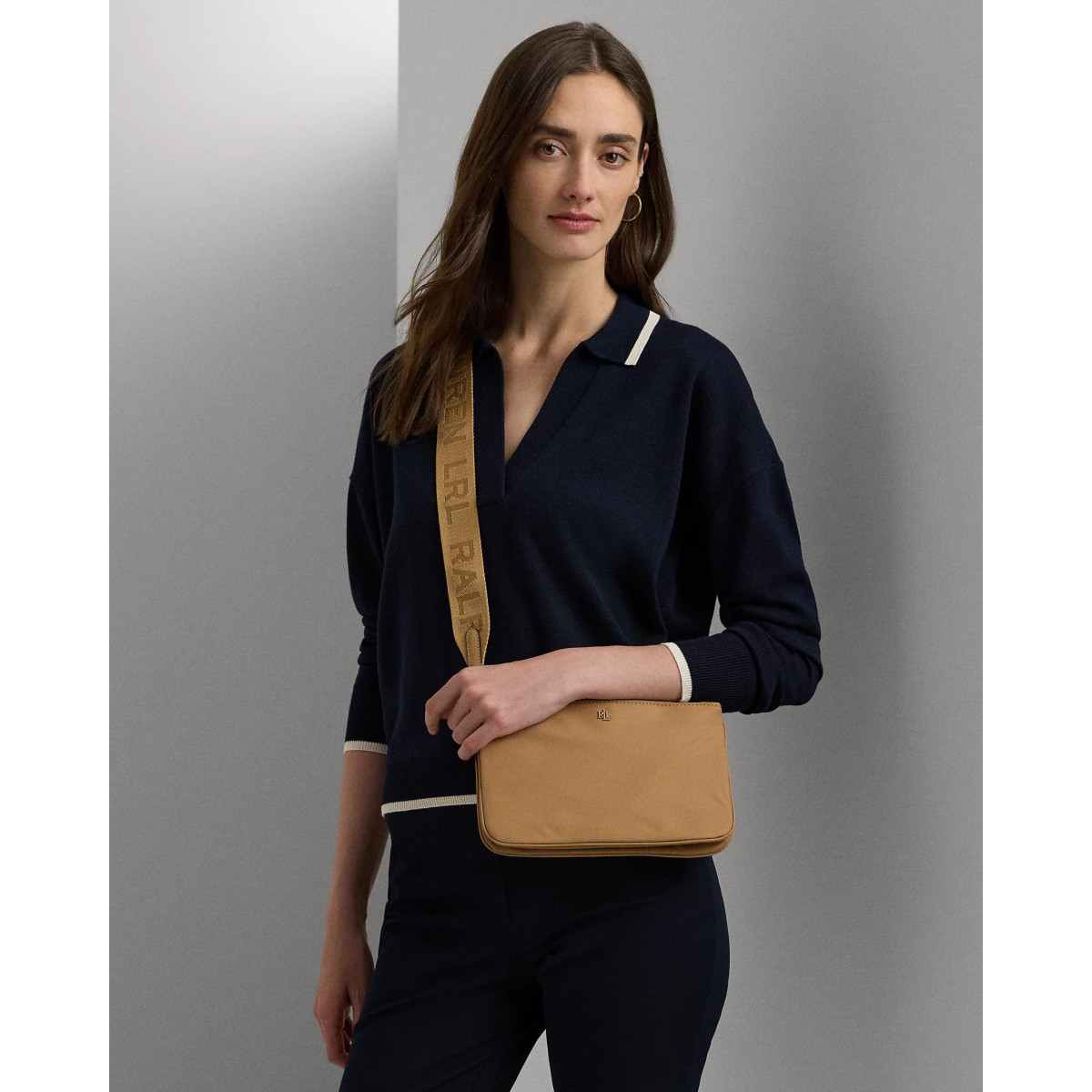 Lauren Ralph Lauren Bolso Cruzado Landyn mediano nailon