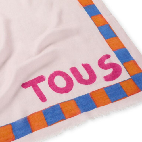 Foulard rosa palo TOUS Doris