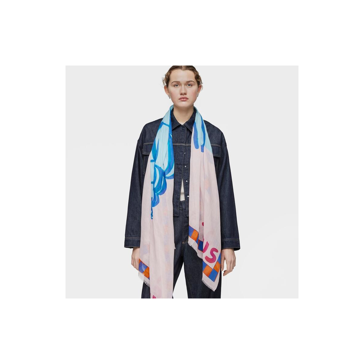 Foulard rosa palo TOUS Doris