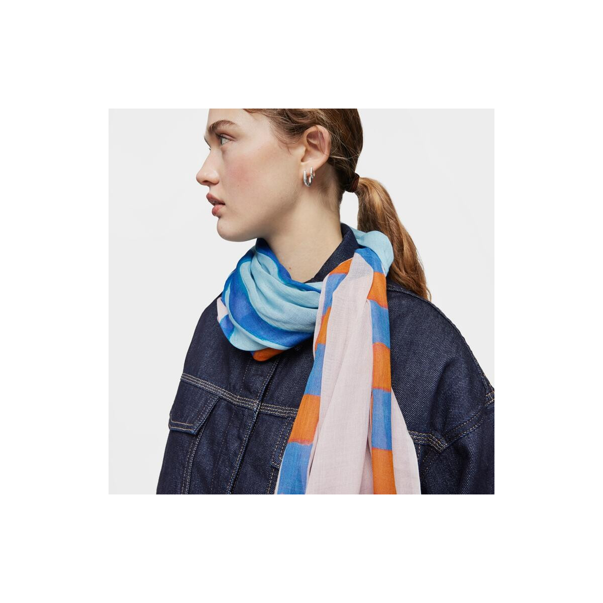 Foulard rosa palo TOUS Doris