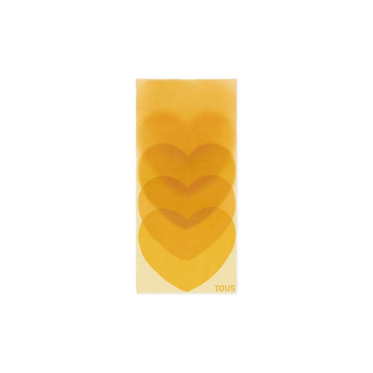 Foulard mostaza TOUS Blurry Heart