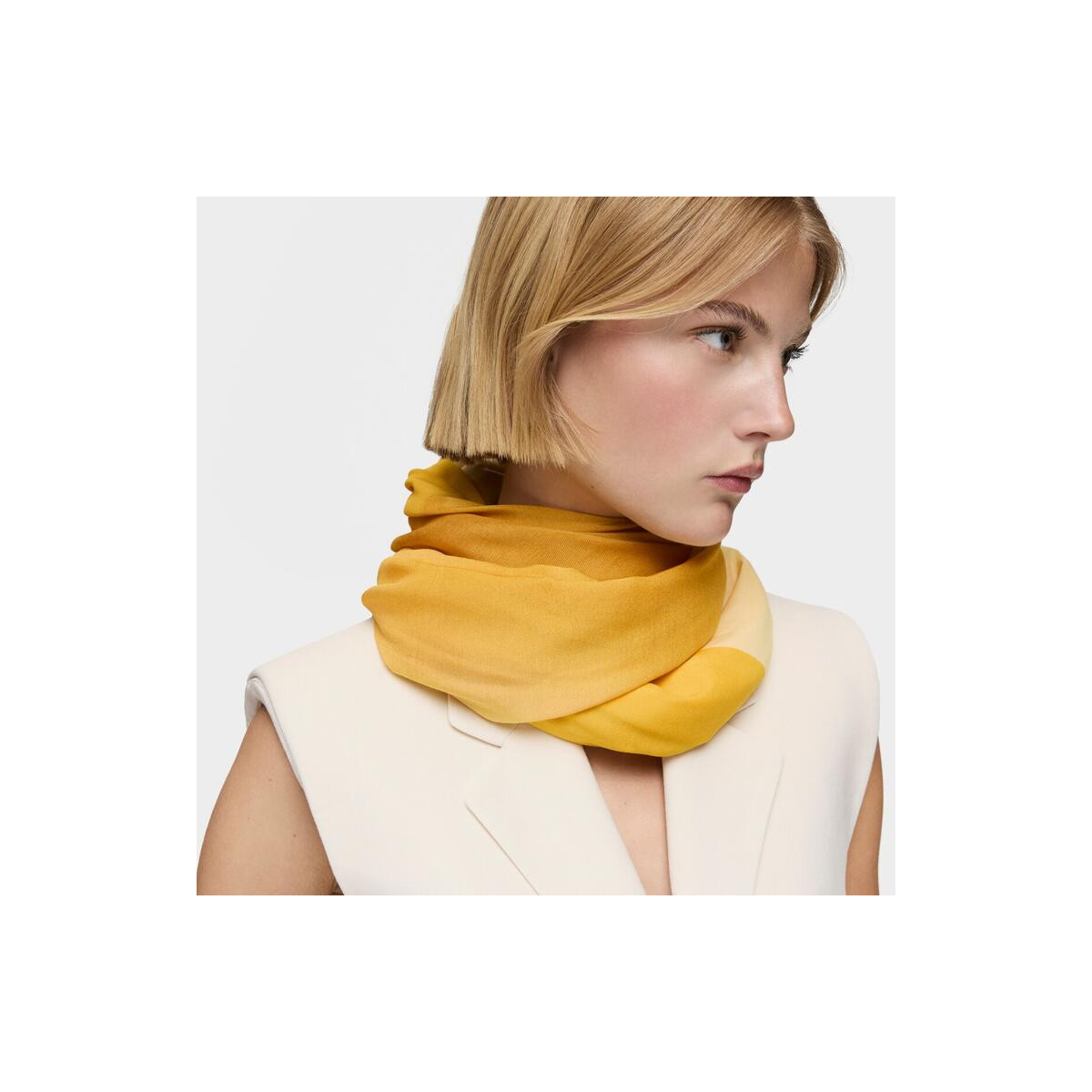 Foulard mostaza TOUS Blurry Heart