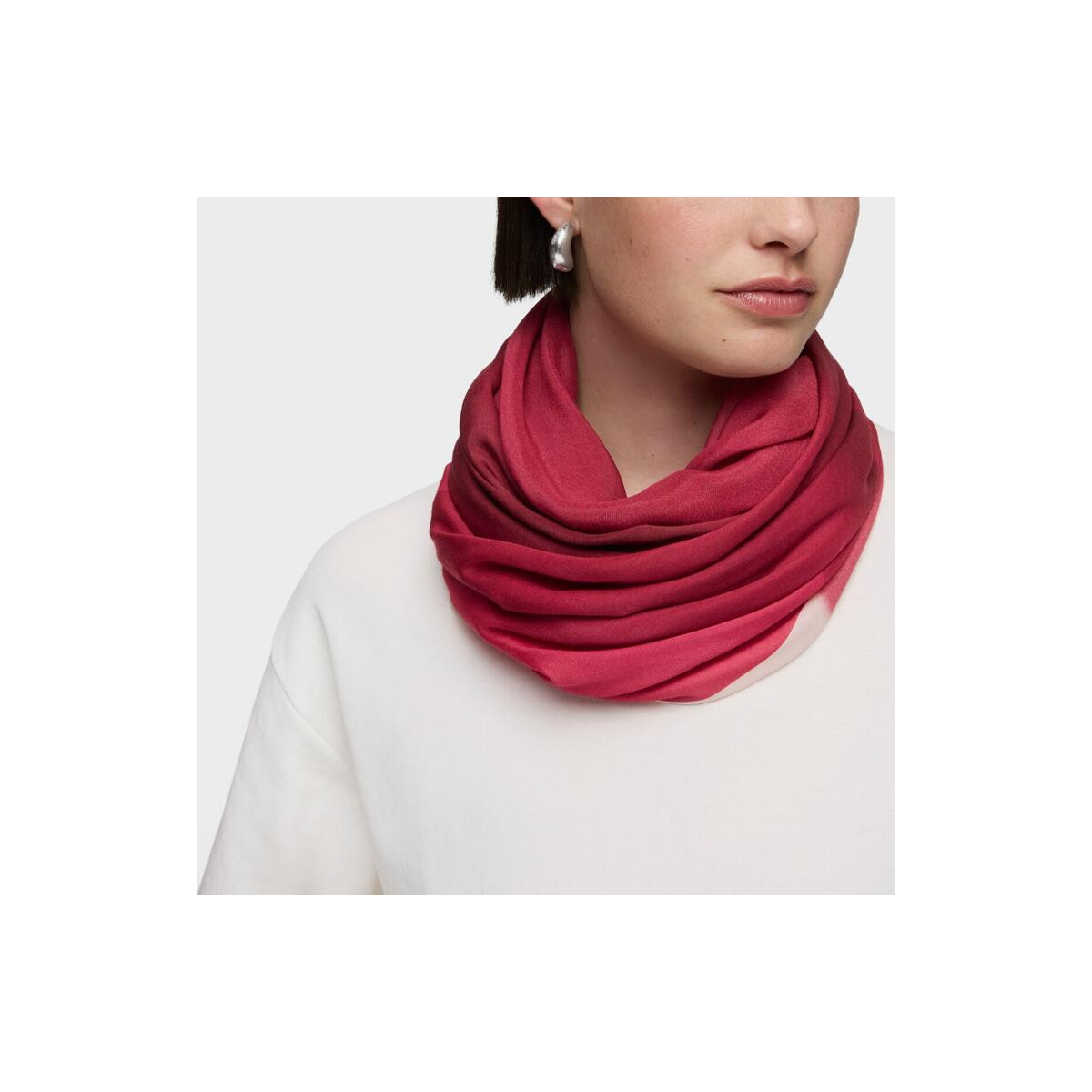 Foulard fucsia TOUS Blurry Flower