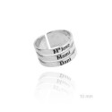 Anillo Personalizado 3 Bandas