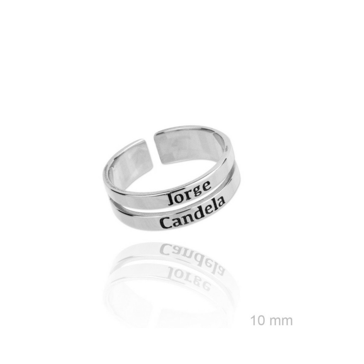 Anillo Personalizado 2 Bandas