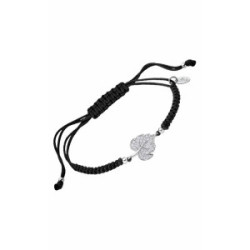 Lotus Silver Pulsera Hoja Hilo