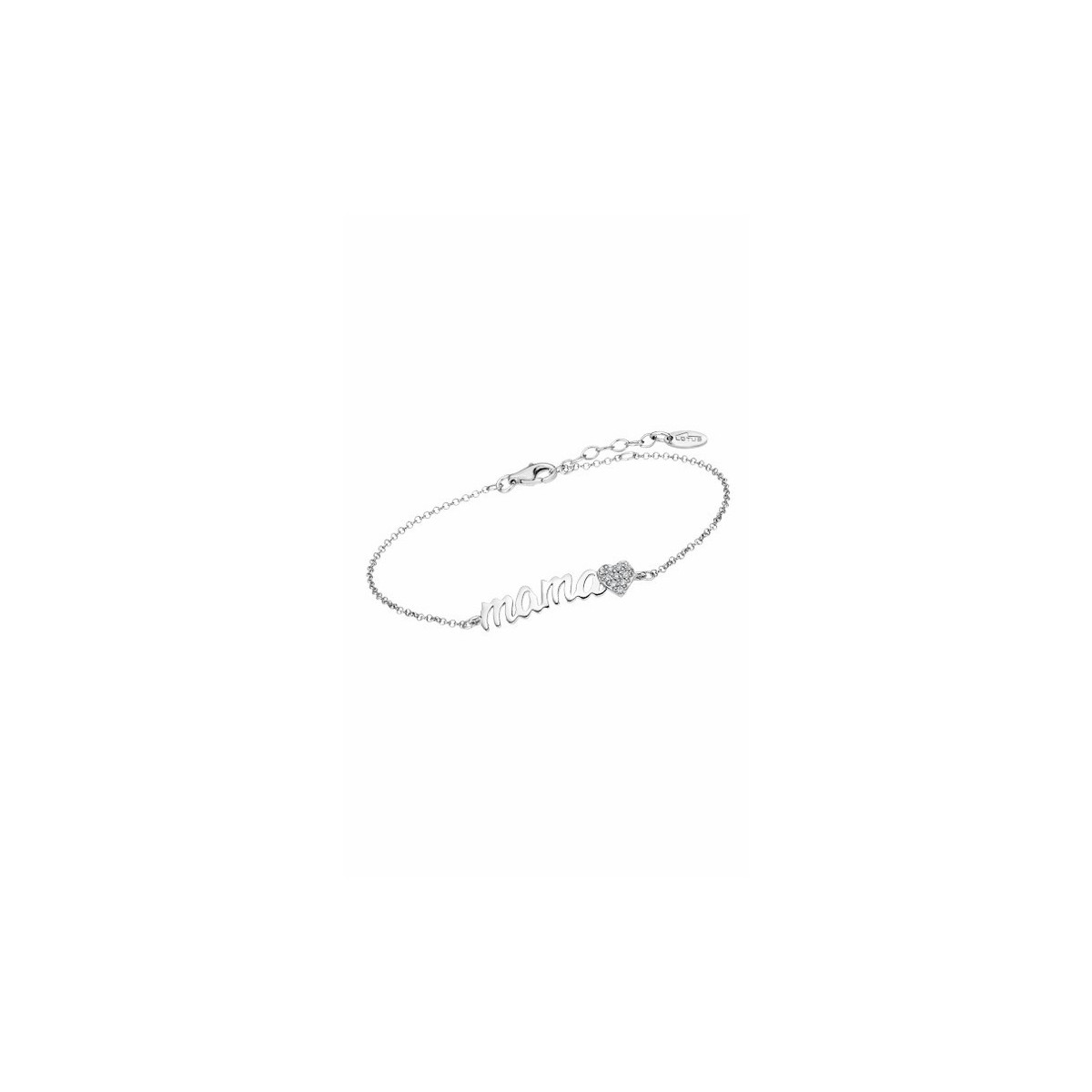 Lotus Silver Pulsera Mamá Cadena