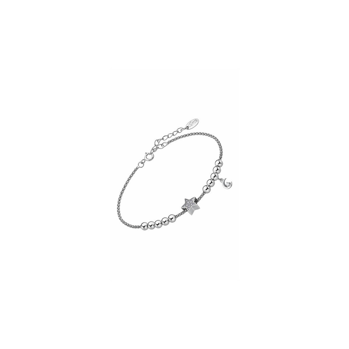 Lotus Silver Pulsera Estrella Luna