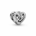 Pandora Charm Corazones Brillantes Entrelazados