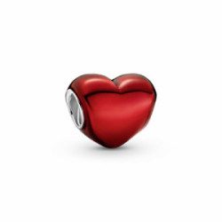 Pandora Charm Corazón Rojo Metálico