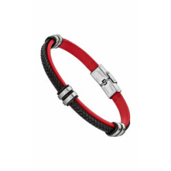 Pulsera Lotus Style Rojo- Negro