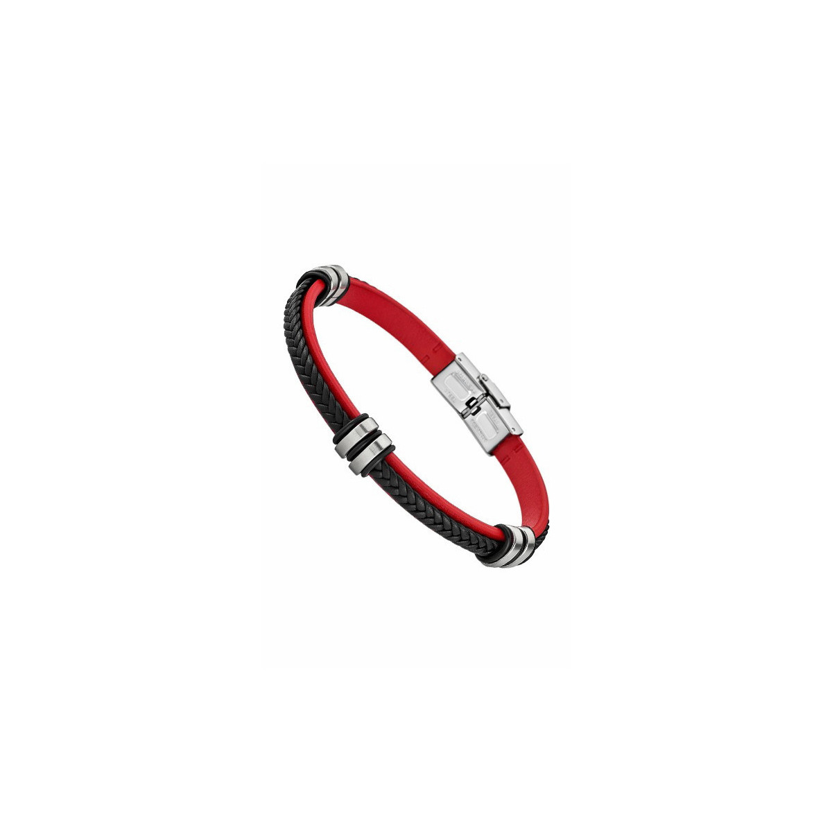 Pulsera Lotus Style Rojo- Negro