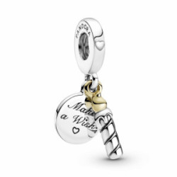 Pandora Charm Colgante Vela de Cumpleaños ¨´Make a Wish¨´