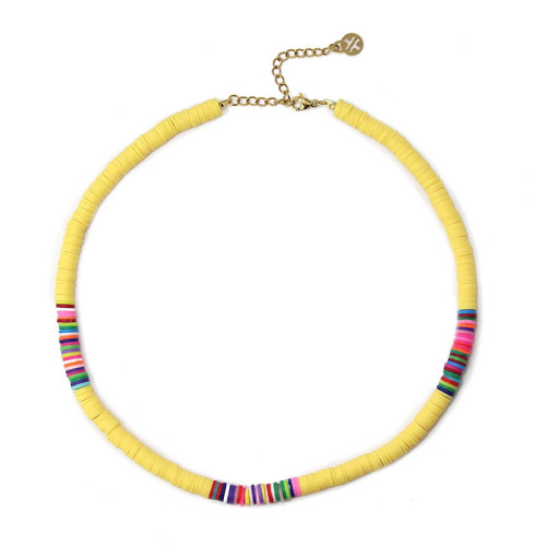 Necklace Multicolor Heishi