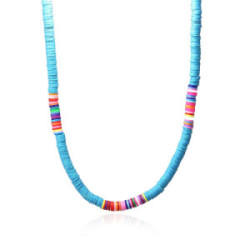 Necklace Multicolor inspirado en el estilo Heishi.