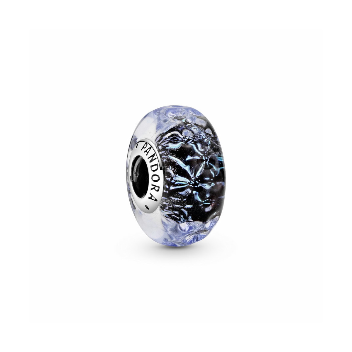 Pandora Charm Cristal de Murano Azul Oscuro