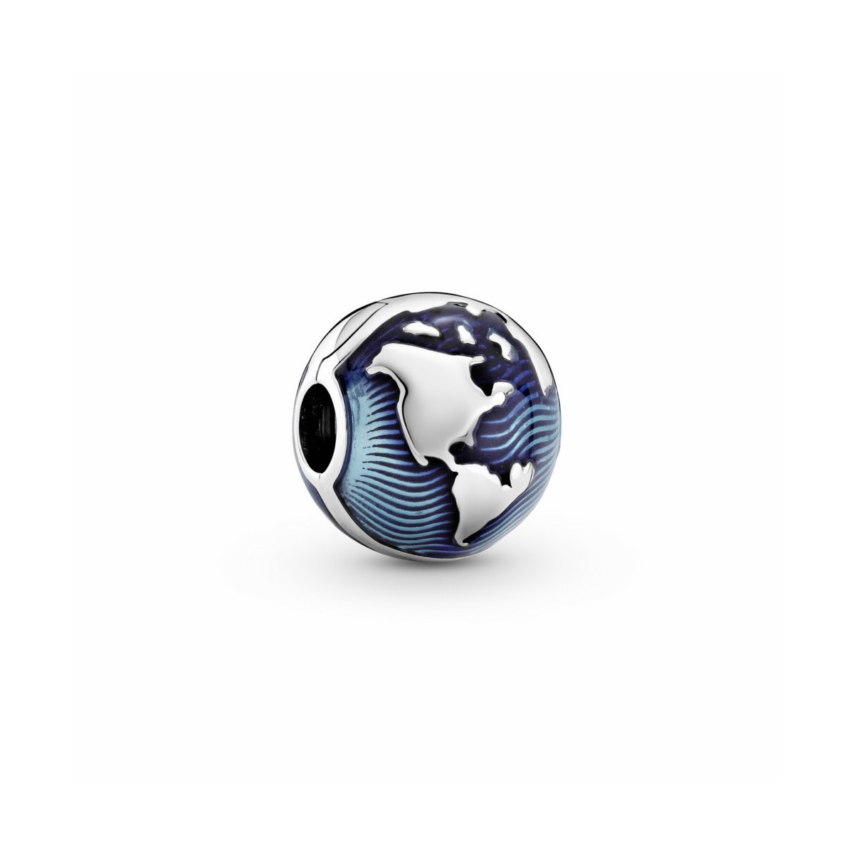 Pandora Clip Globo Azul Esmalte