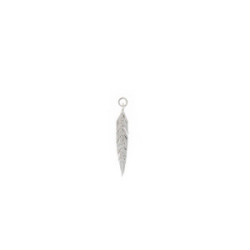 Salvatore Charm Pluma Estilada Plata