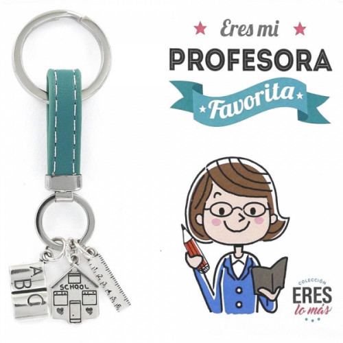 Llavero Profesora Acero