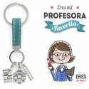 Llavero Profesora Acero