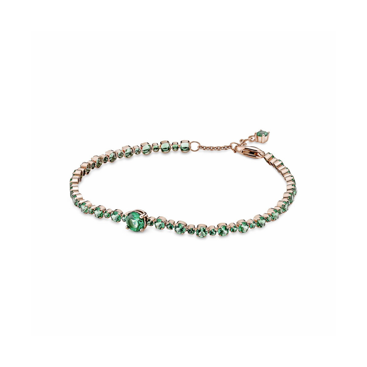 Pulsera Pandora Pavé Brillante Verde