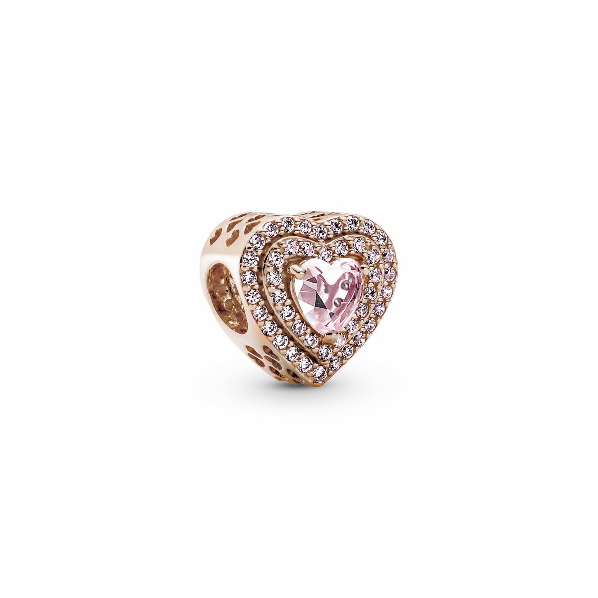 Pandora Charm Corazón Nivelado Brillante