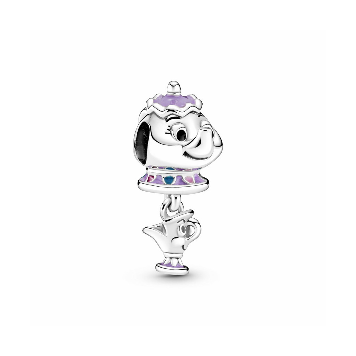 Pandora Charm Colgante Sra Potts y Chip La Bella y La Bestia