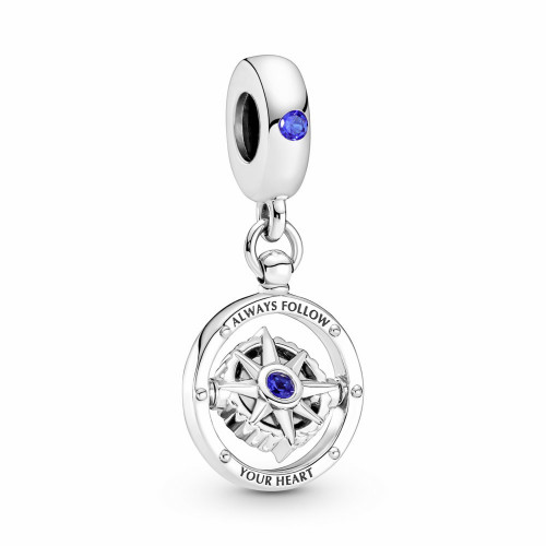 Pandora Charm Colgante Brújula Giratoria
