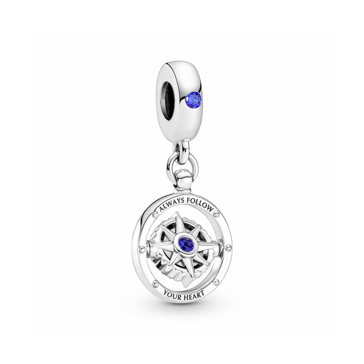 Pandora Charm Colgante Brújula Giratoria