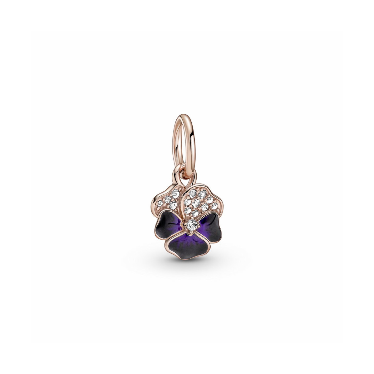 Pandora Charm Flor Pensamiento Morado