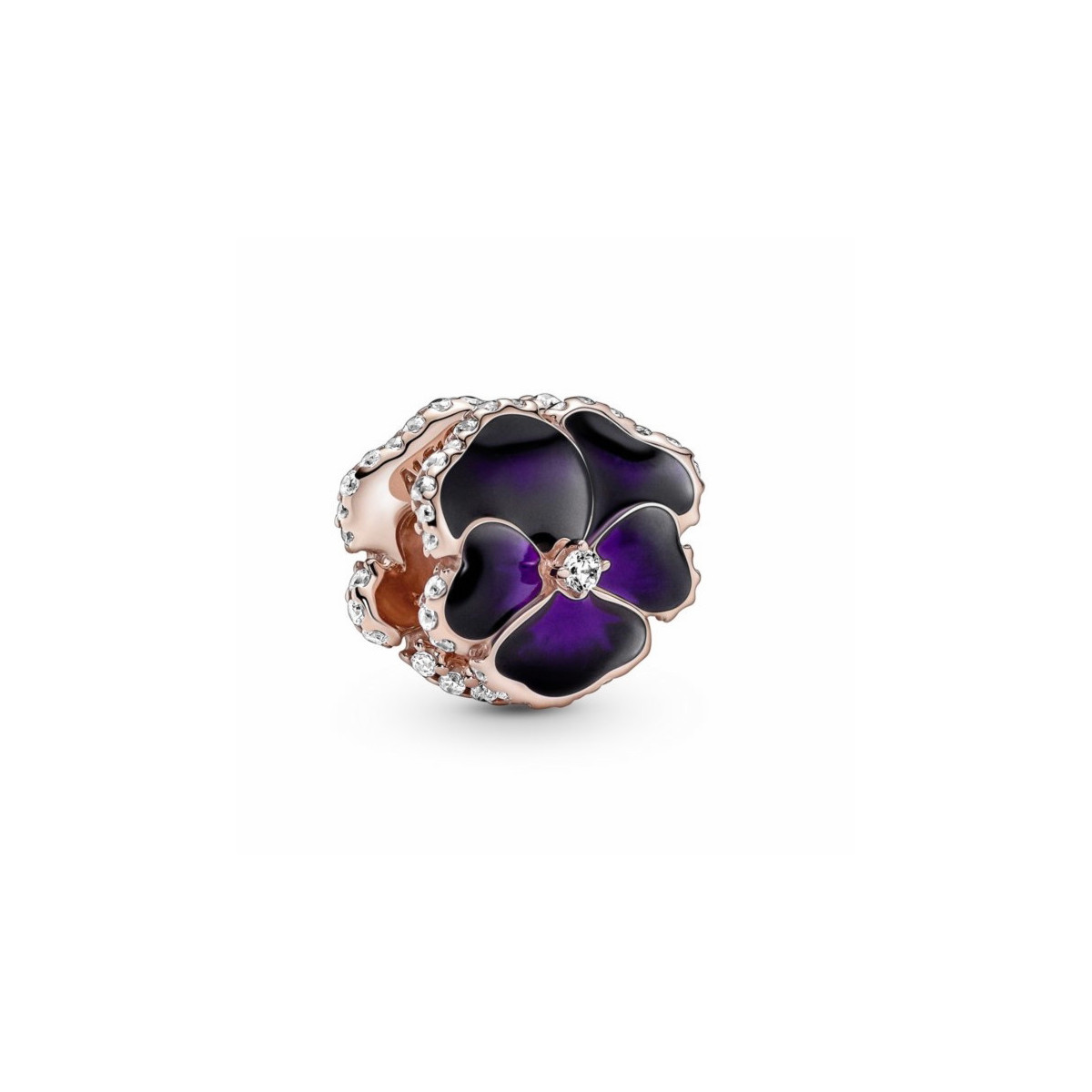 Pandora Charm Flor Pensamiento Morado