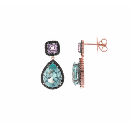 Salvatore Plata Pendientes Bridgerton