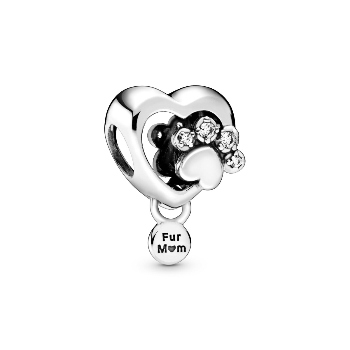 Pandora Charm Paw Heart